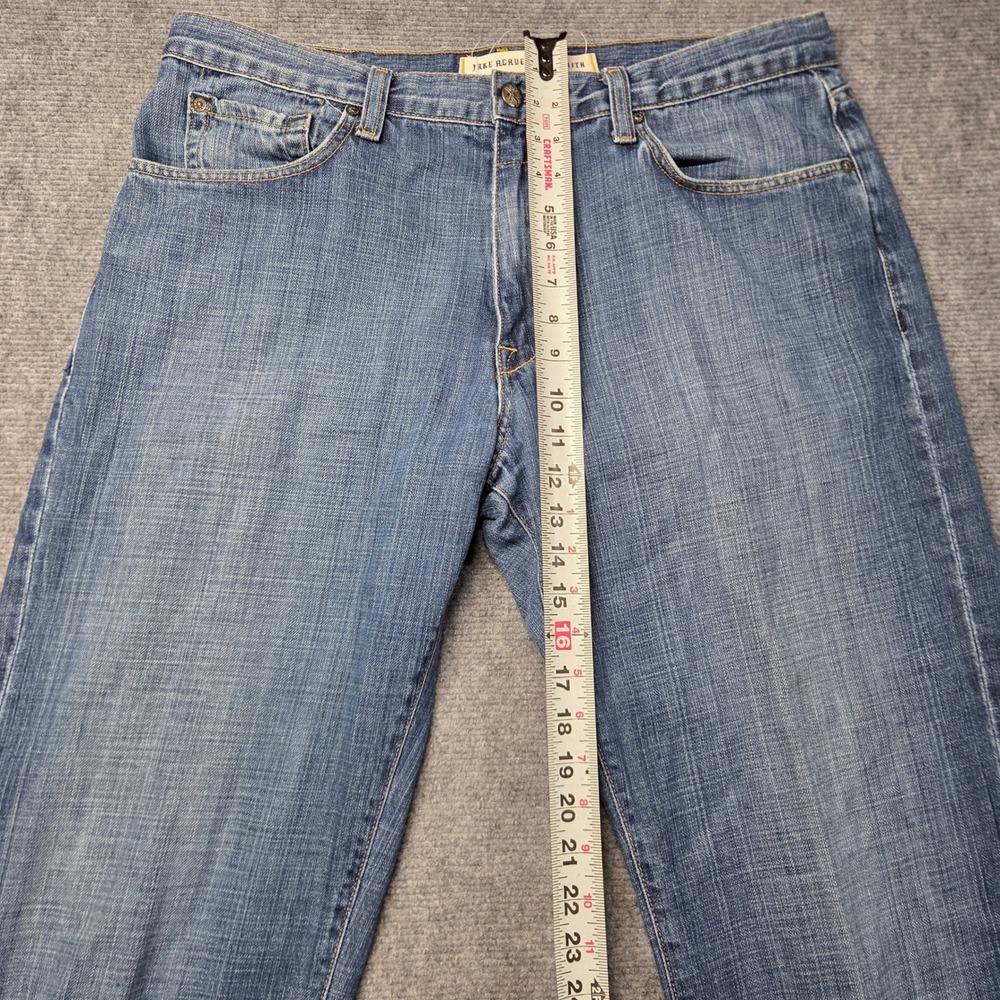 Agave Denimsmith Trademark Straight Cut Jeans Mens 36 Blue Premium Made USA - Picture 7 of 16